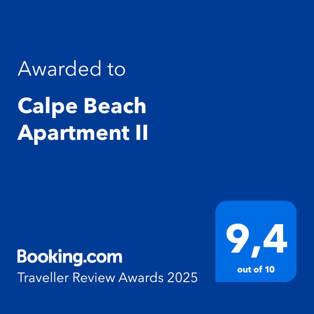 Calpe Beach Apartment II Turquesa Beach Ifach Exterior foto